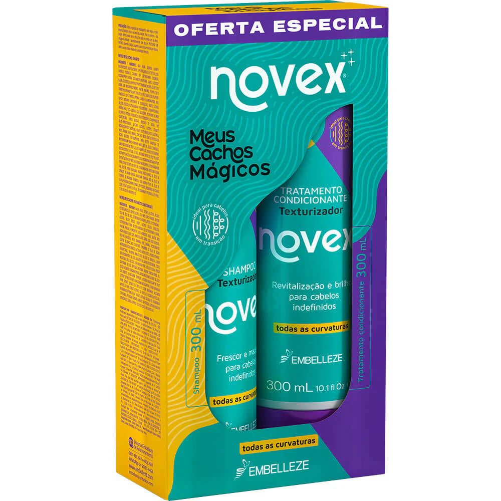 Novex Kit Shampoo + Condicionador Meus Cachos Mágicos (300ml)