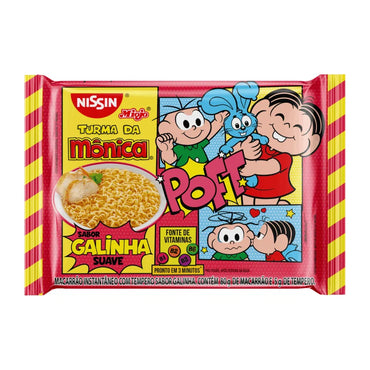 Nissin Instantâneo Turma da Mônica Sabor Galinha Suave (3x85g)
