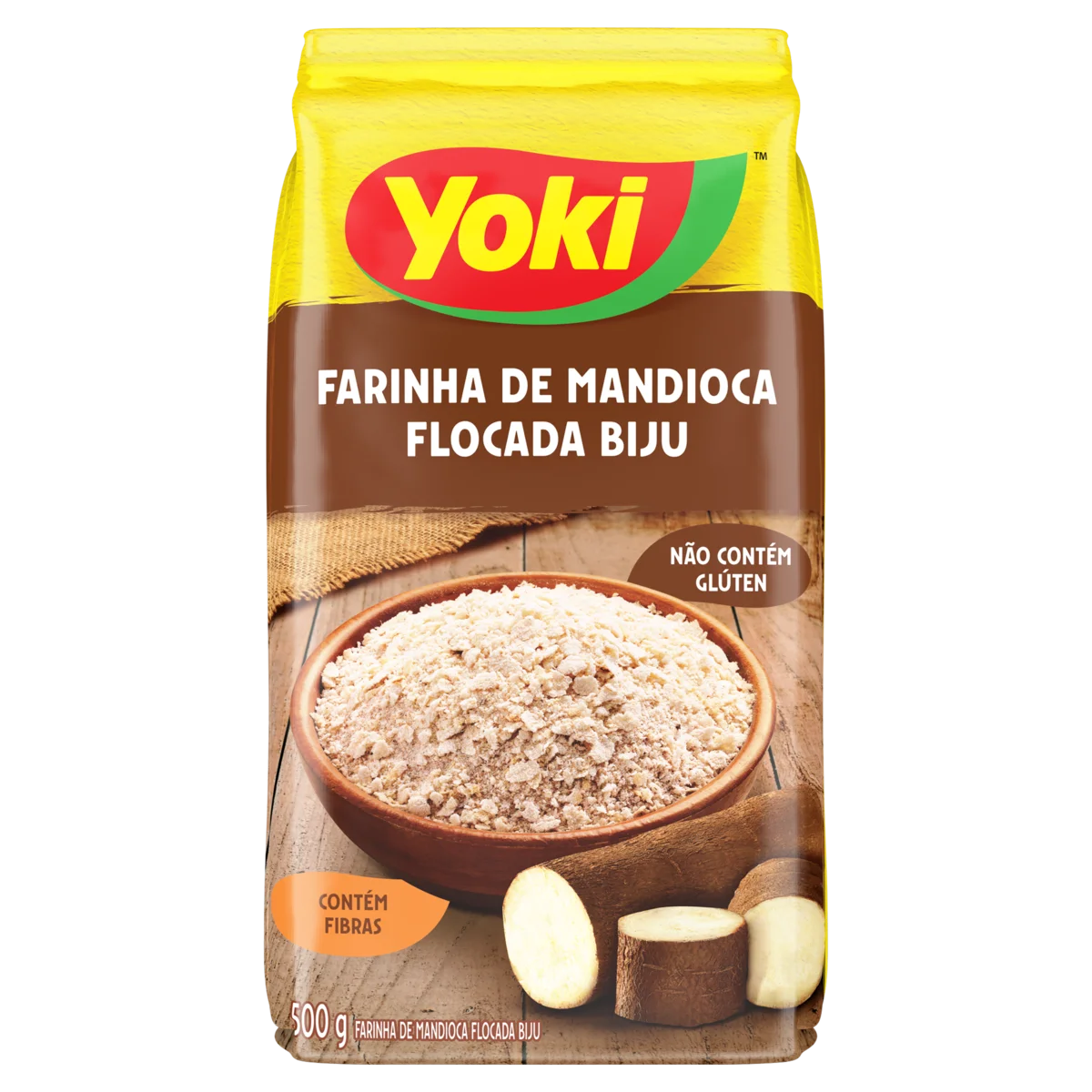 Yoki Farinha Mandioca Flocada Biju (500g)