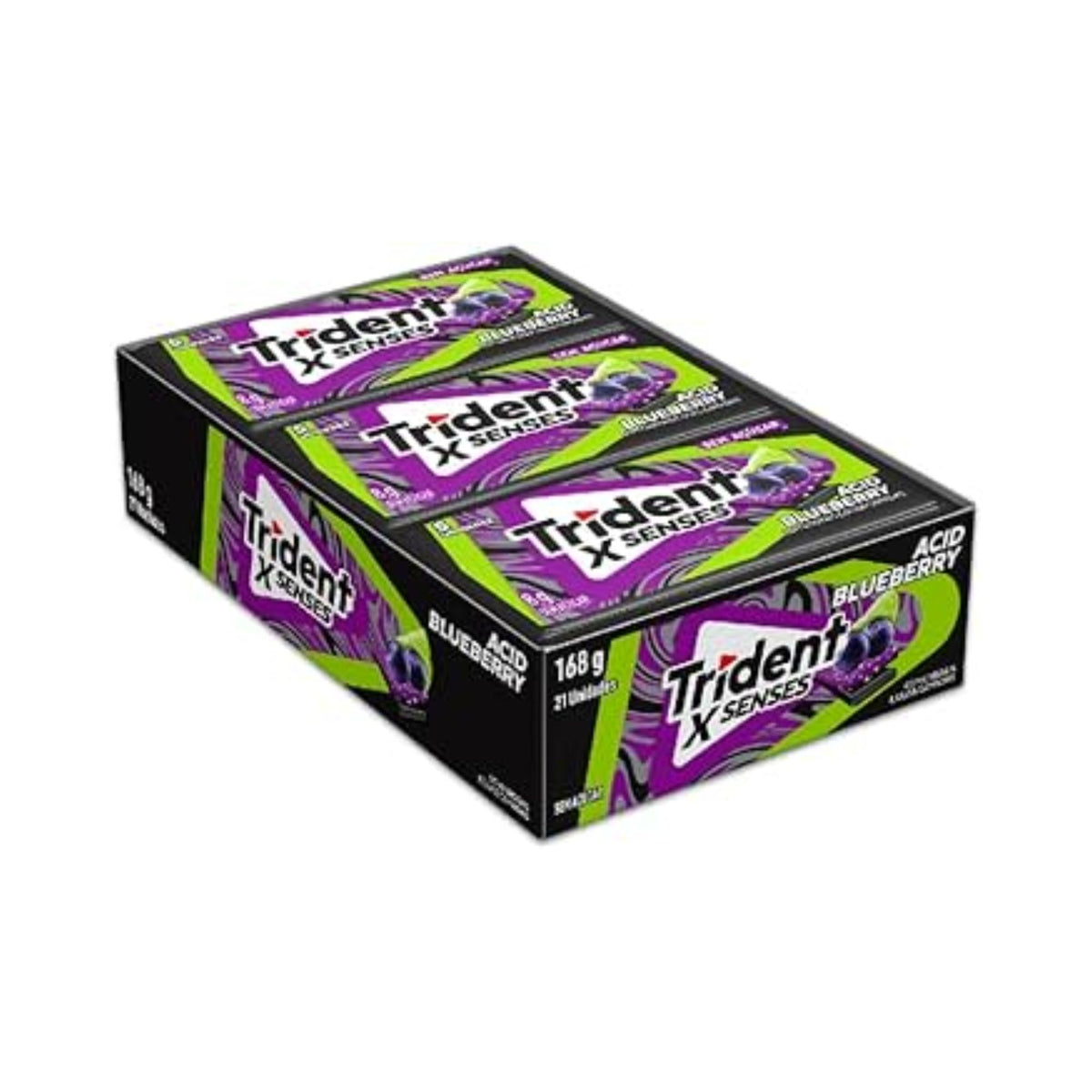 Trident Chiclete X Senses Sem Açúcar (168g)