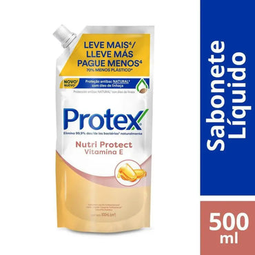 Sabonete Líquido Protex Nutri Protect Vitamina e Refil (500ml)