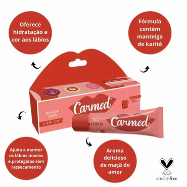 Carmed Hidratante Labial - Maçã do Amor (10g)