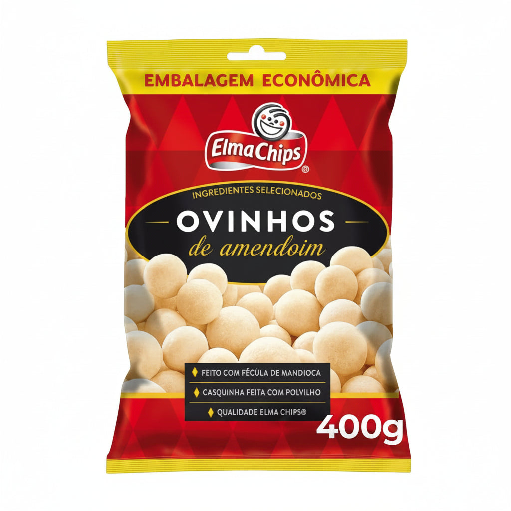 Elma Chips Ovinhos de Amendoim (400g).