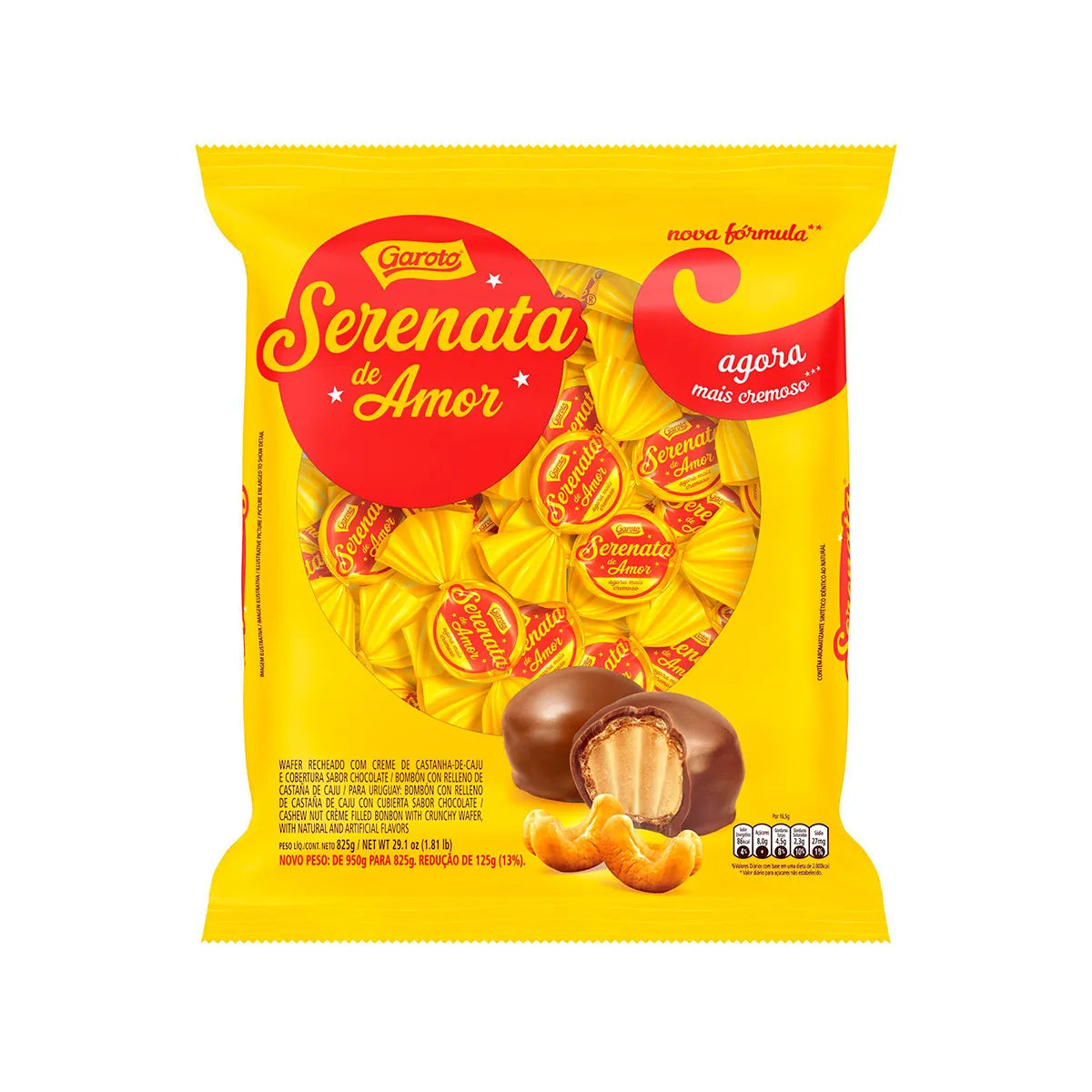 Garoto Bombom Wafer Serenata de Amor Pacote (825g)