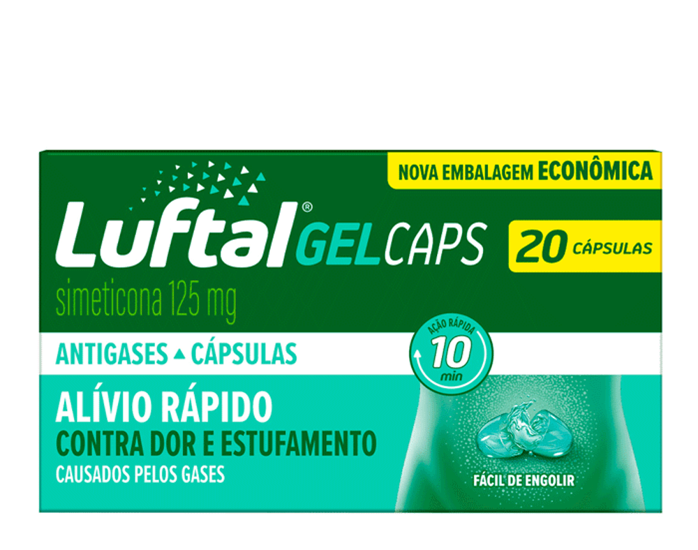 Luftal Gel Caps Simeticona 125mg