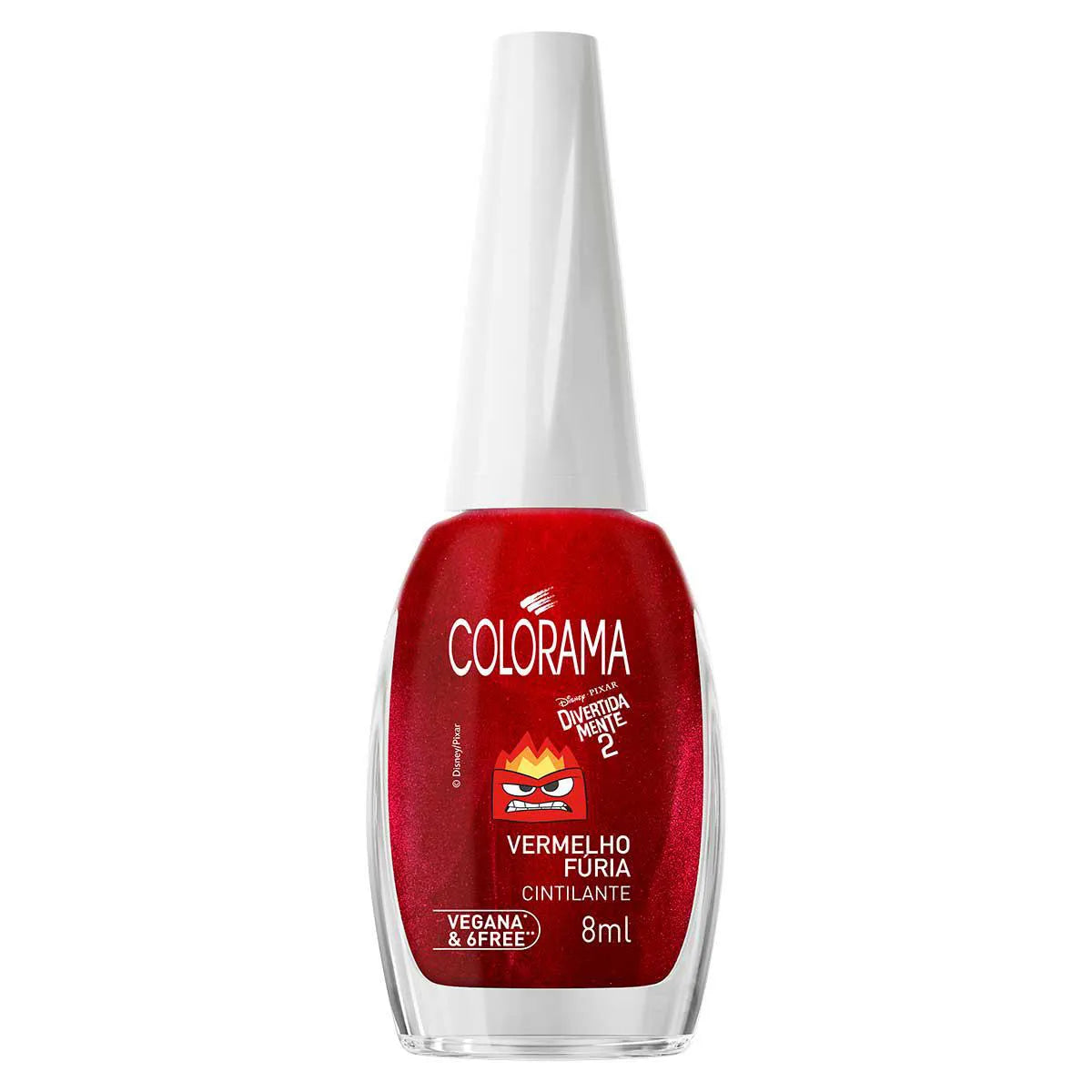 Colorama Esmalte: Vermelho Furia (8ml)