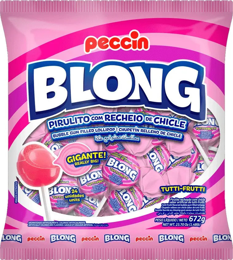 Blong Pirulito Gigante com Chiclete (672g)