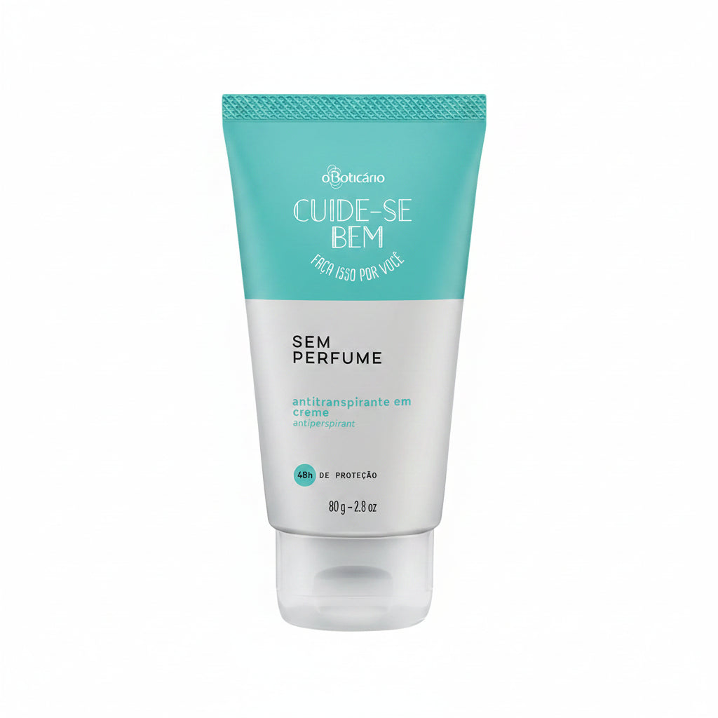 O Boticário Antitranspirante em Creme Cuide-se Bem: Sem Perfume (80g)