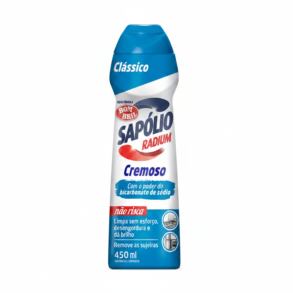 Sapólio Radium Cremoso Cloro com Bicarbonato de Sódio (450ml)
