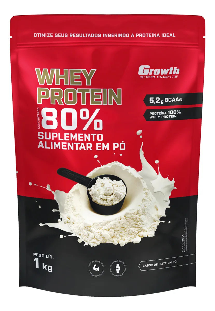 Whey Protein Growth (1Kg) - Sabores: