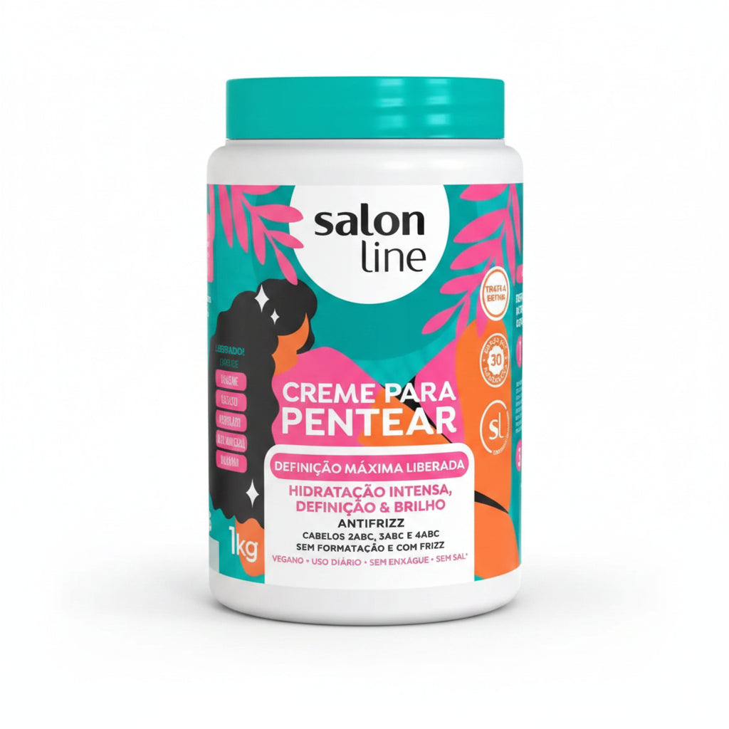 Salon Line Creme Para Pentear: Definição Máxima Liberada (1Kg)