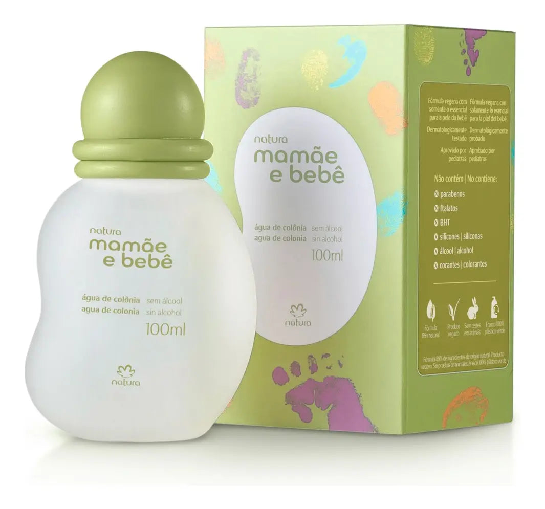Natura Mamãe e Bebê: Água de Colônia (100ml)