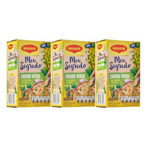 Maggi Tempero Meu Segredo: Cheiro Verde (3x49g)