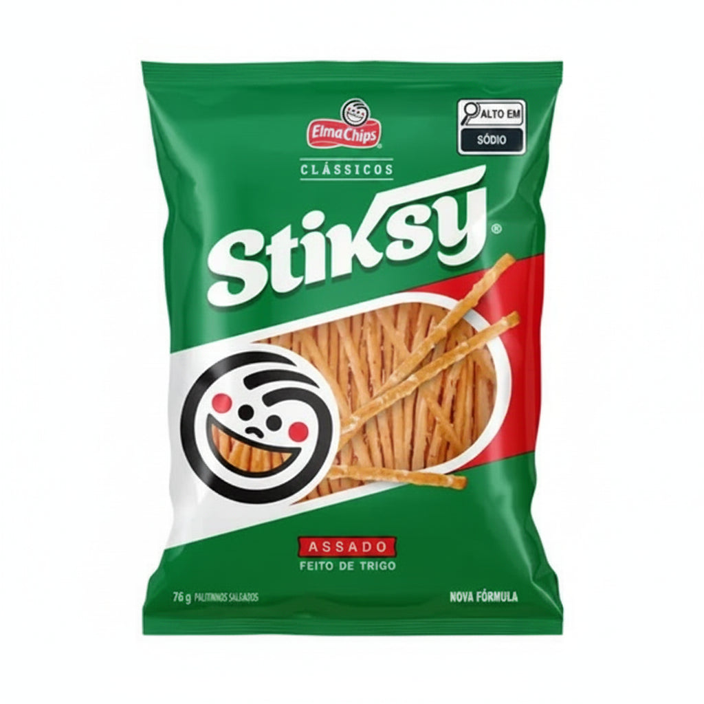 Elma Chips Salgadinho Stiksy Clássicos 160g Val 02/11/26