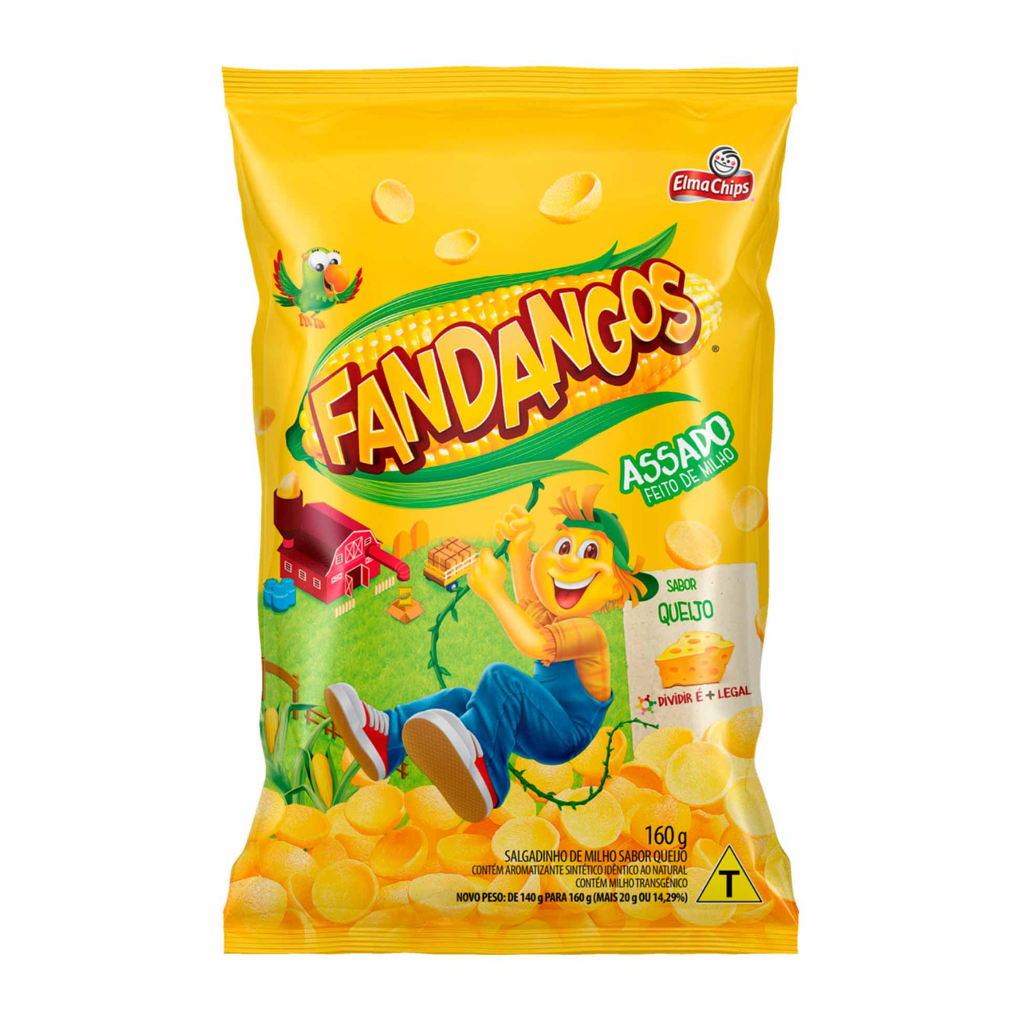 Elma Chips Salgadinho Fandangos: Queijo (160g)