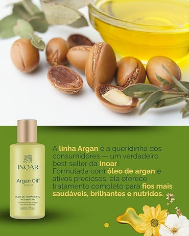 Inoar Kit Argan Oil - Shampoo e Condicionador (500ml cada)