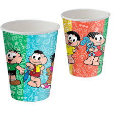 Copo Festcolor - Turma da Mônica (Embalagem com 8 unidades)