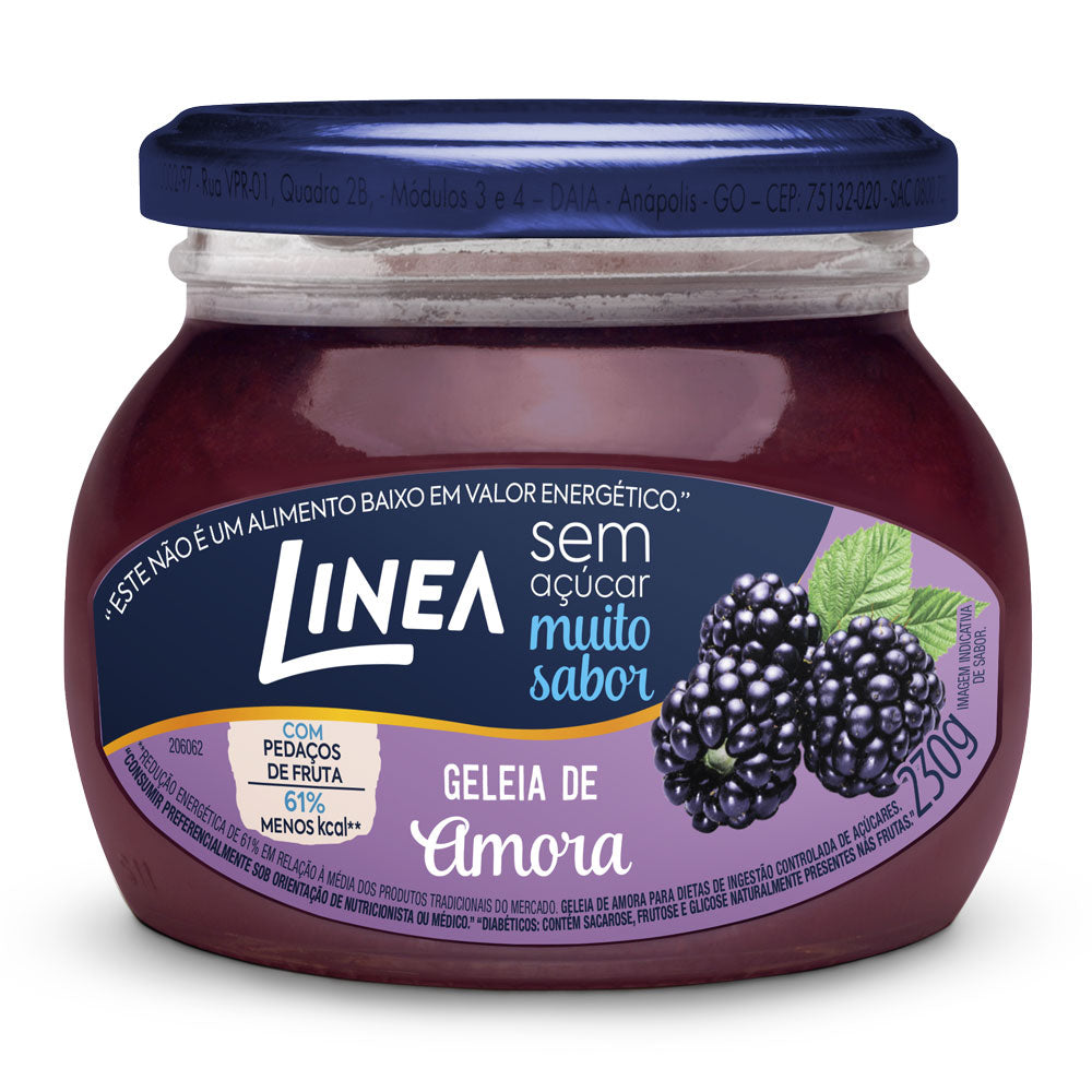 Linea Sugar Free Jelly with lots of flavor - 230g FLAVORS