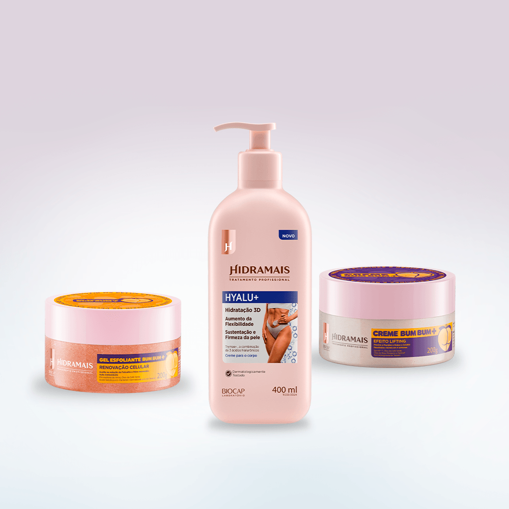 Hidramais Kit BumBum+ c/ Hyalu+ - KitBumBum+Hyalu