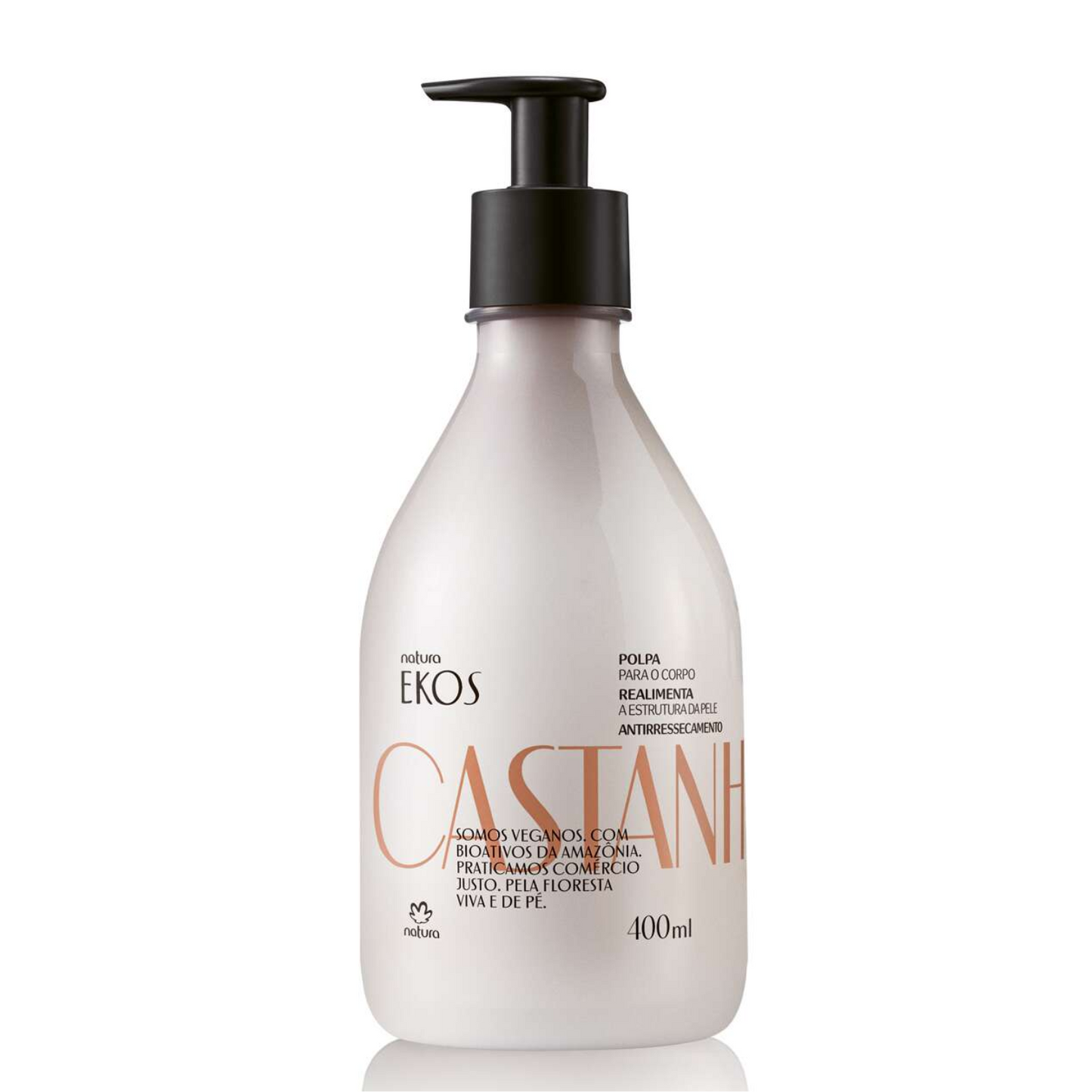Natura Ekos Polpa Desodorante Hidratante para o Corpo: Castanha (400ml)