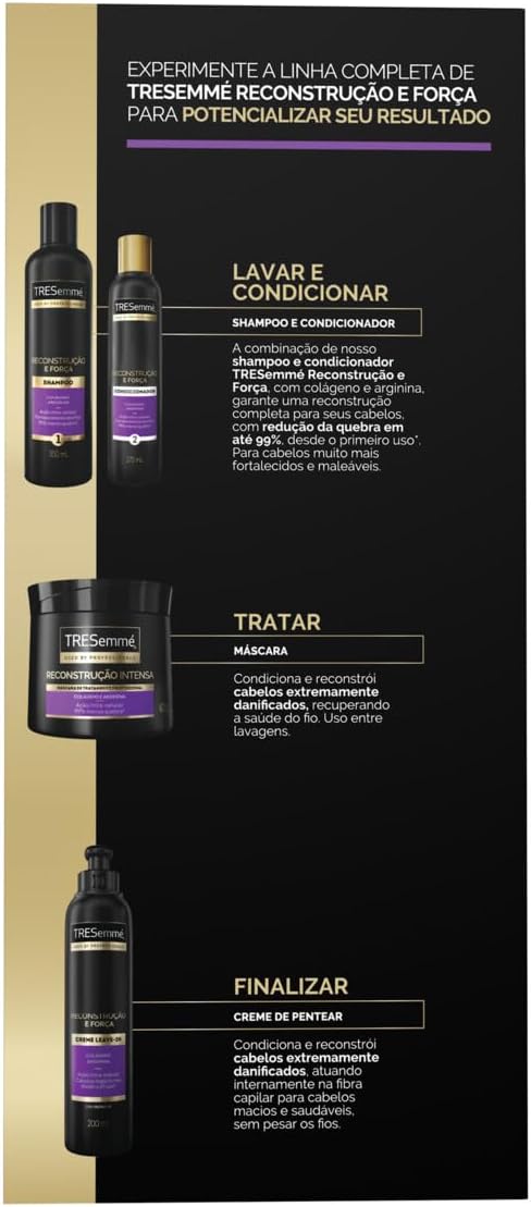 TRESemmé Kit Reconstrução e Força Shampoo 350ml + Condicionador 175ml