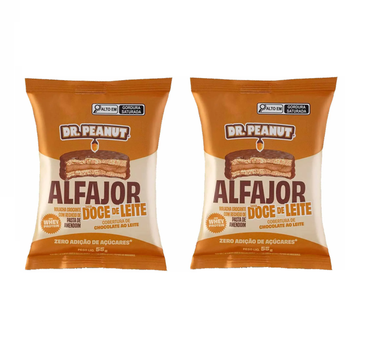 Dr Peanut Alfajor dulce de leche flavor 2x55G