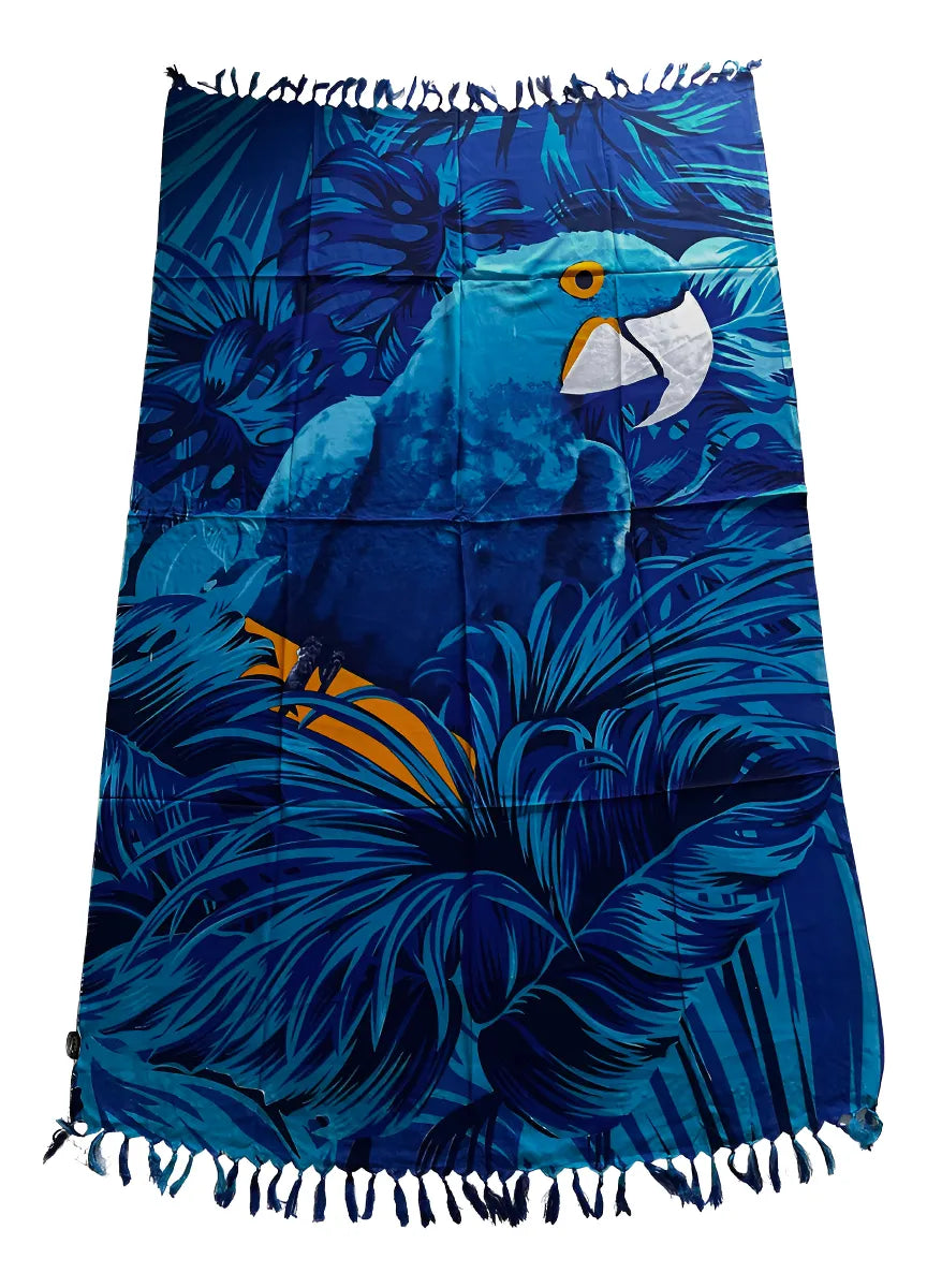 Canga Praia Arara Azul