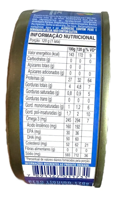Atum Sólido em Óleo Gomes da Costa (170g)