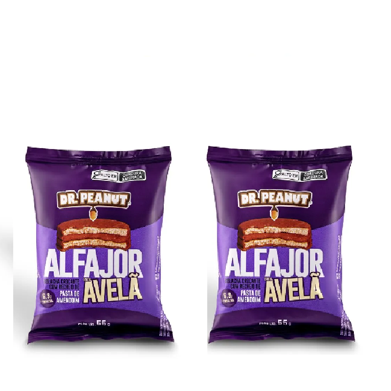 Alfajor Dr. Peanut (2x55g) - Sabores: