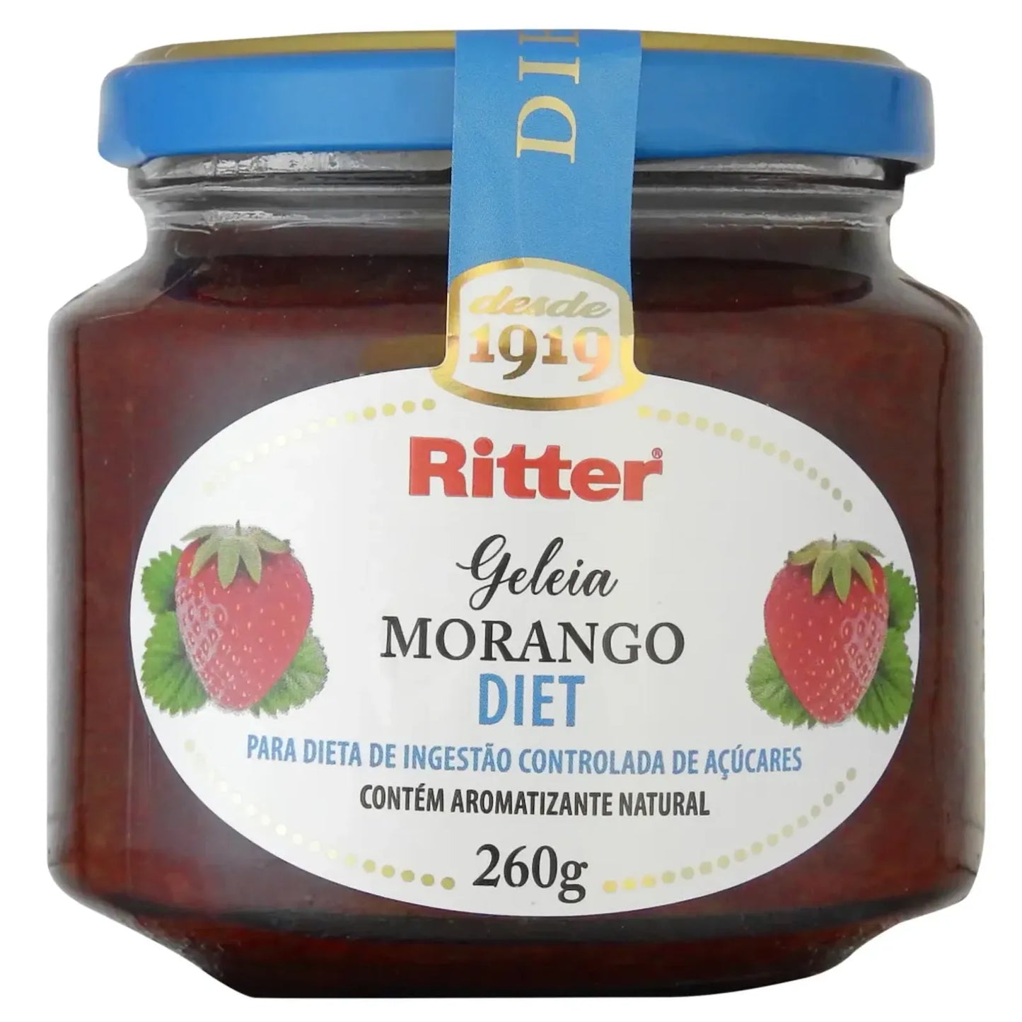 Geleia Morango Diet Ritter Vidro (260g)