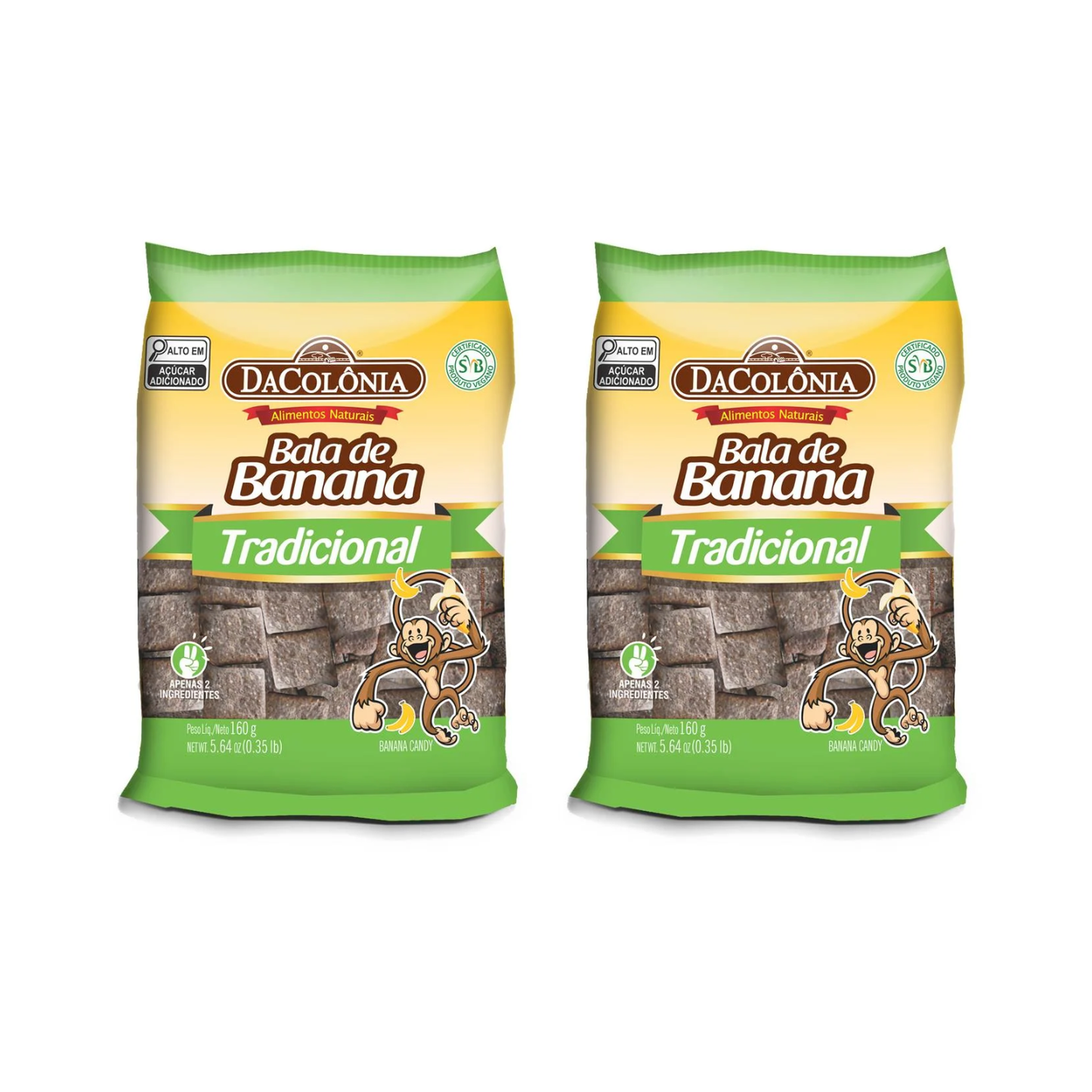 DaColônia Bala de Banana (2x160g)