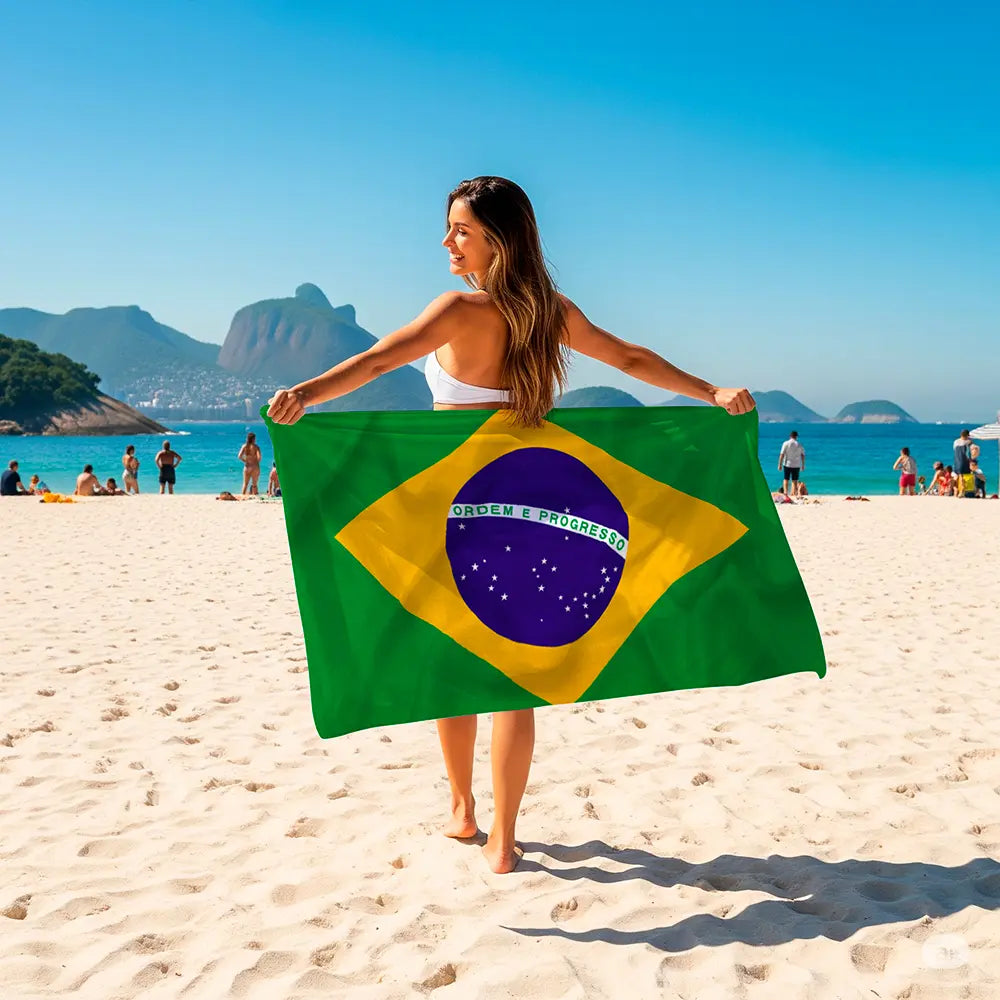Canga Bandeira do Brasil 1,70 x 1,05