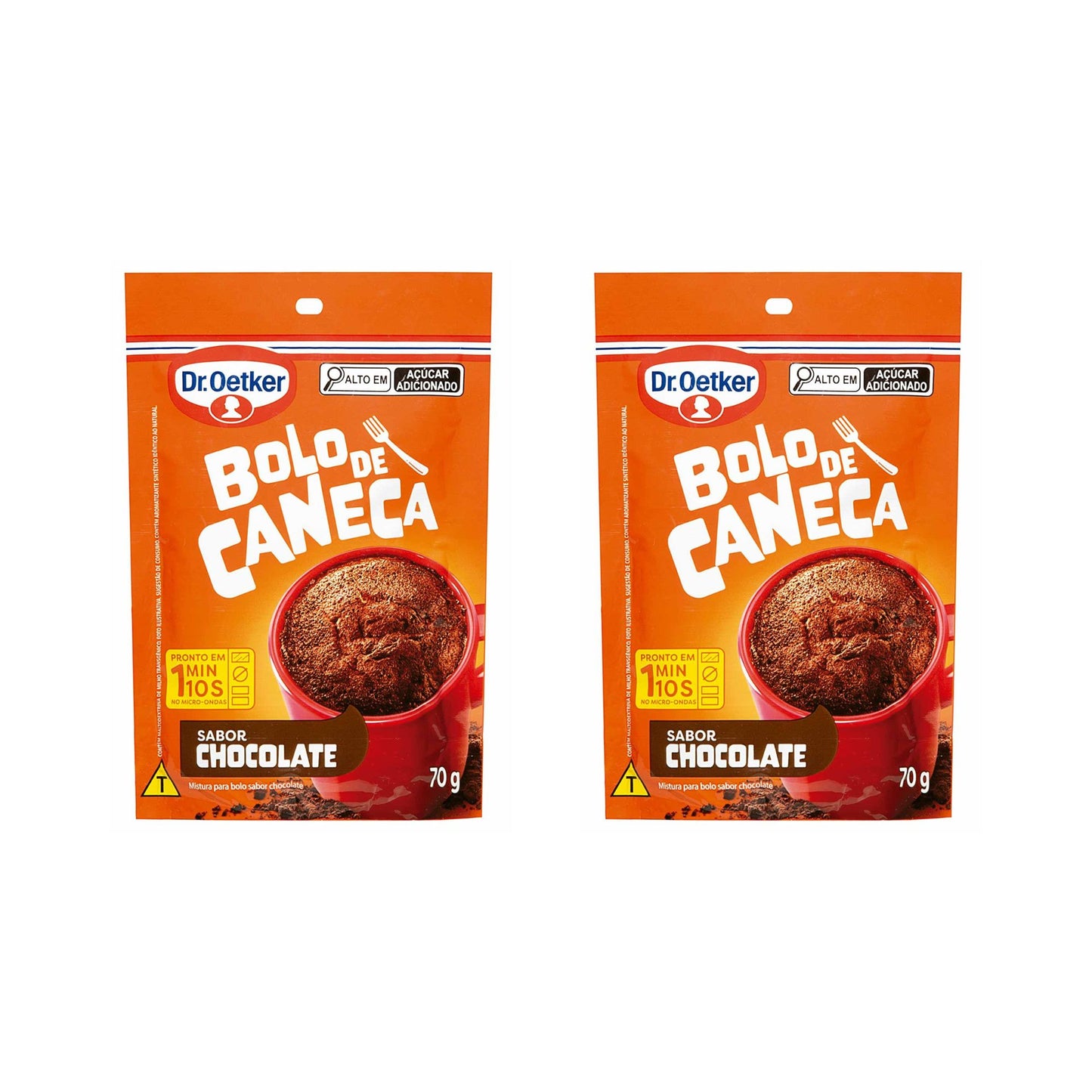 Dr. Oetker Mug Cake Mix: Chocolate (2x70g).