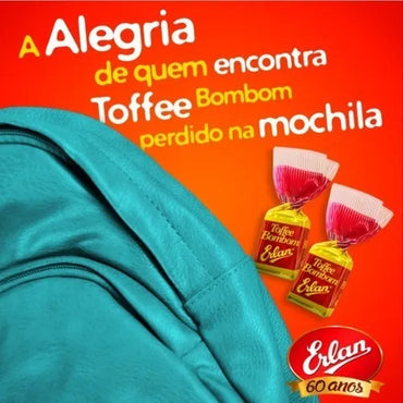 Bala Toffe Erlan Bombom Tradicional (500g)