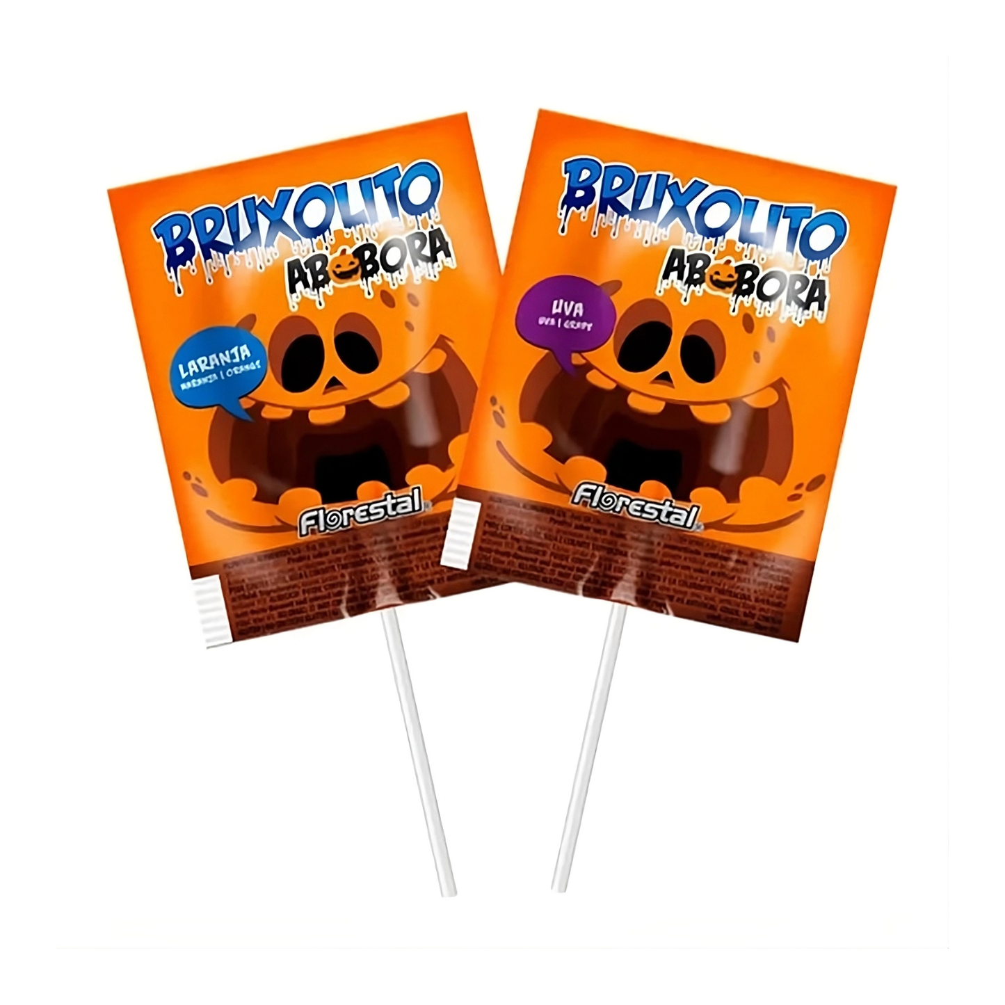 Pirulito Florestal Bruxolito Abóbora (500g)