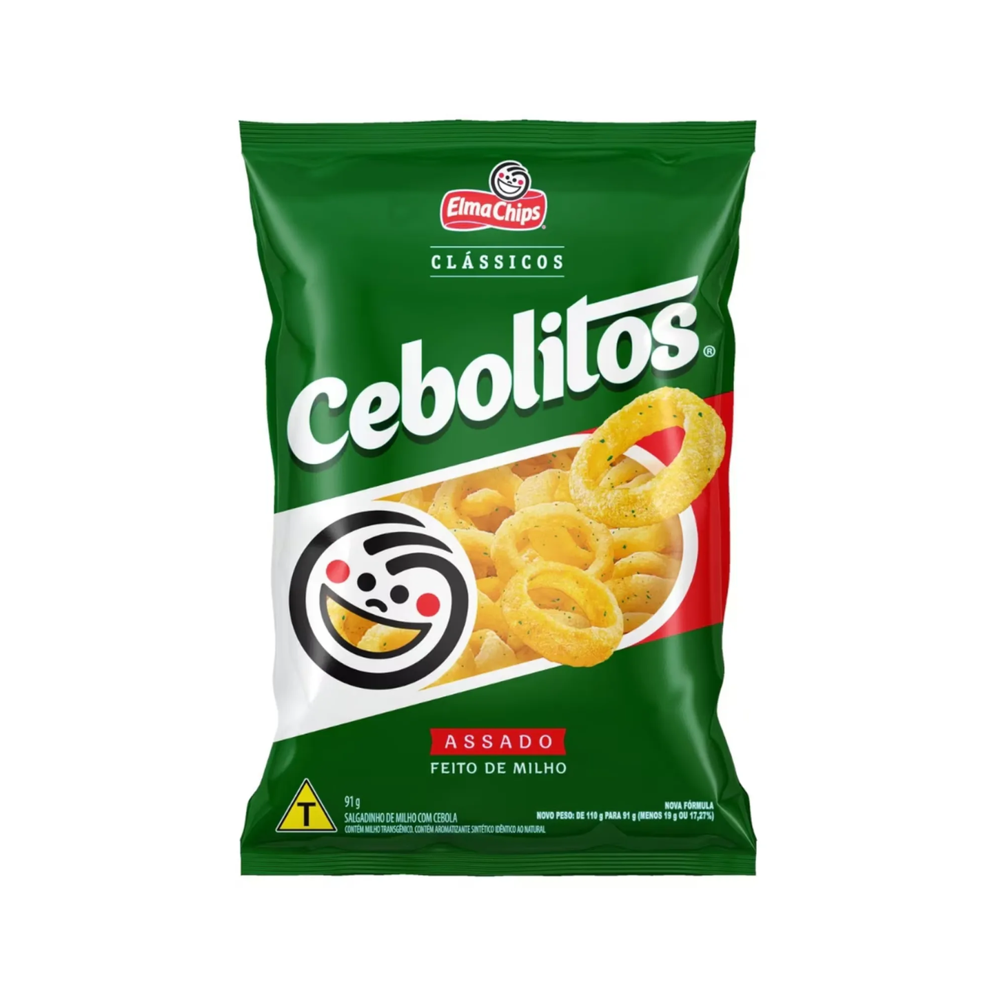 Elma Chips Salgadinho Cebolitos (91g)