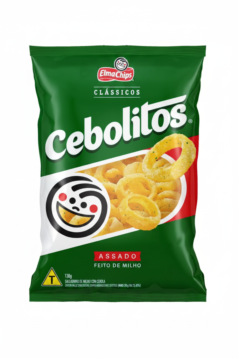 Elma Chips Salgadinho Cebolitos 138g