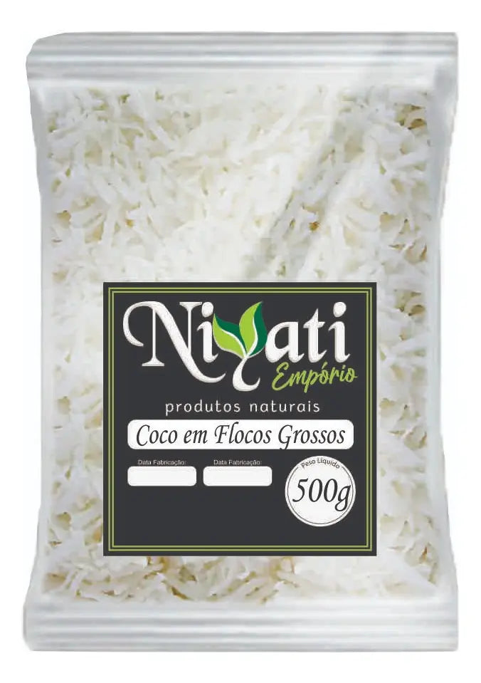 Coco Flocos Grossos Niyati 500g