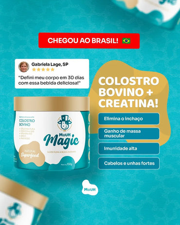 Magic Muuh Suplemento Colostro + Creatina - Produto Original Pink Lemonade