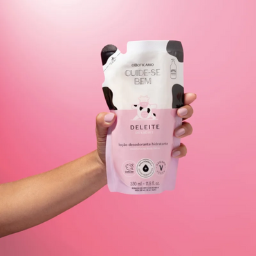 O Boticário Loção Desodorante Hidratante Cuide-se Bem Refil: Deleite (350ml)