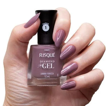 Risqué Esmalte Diamond Gel: Lavanda Francesa (9,5ml)