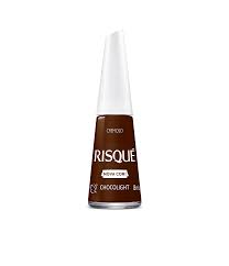 Risqué Esmalte Cremoso: Marrom Chocolight (8ml)