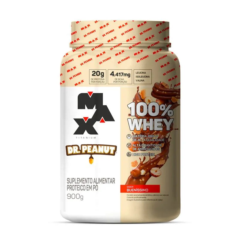 Dr. Peanut – 100% Whey Max Titanium: Bueníssimo (900g)