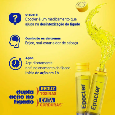 Epocler 100mg/ml + 50mg/ml + 10mg/ml - 6 Flaconetes (10ml) 98g