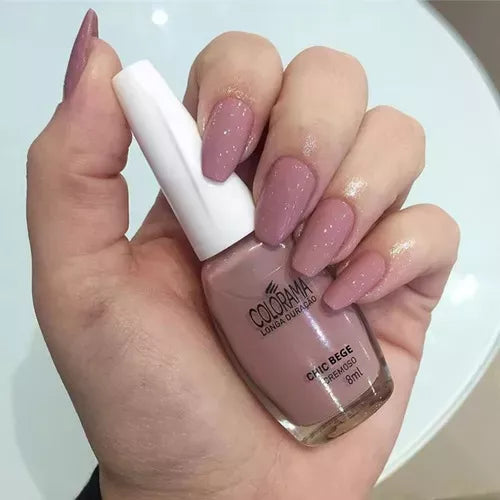 Colorama Esmalte Cremoso: Chic Bege (8ml)