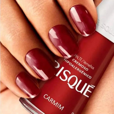 Risqué Esmalte Cremoso: Carmim (8ml)