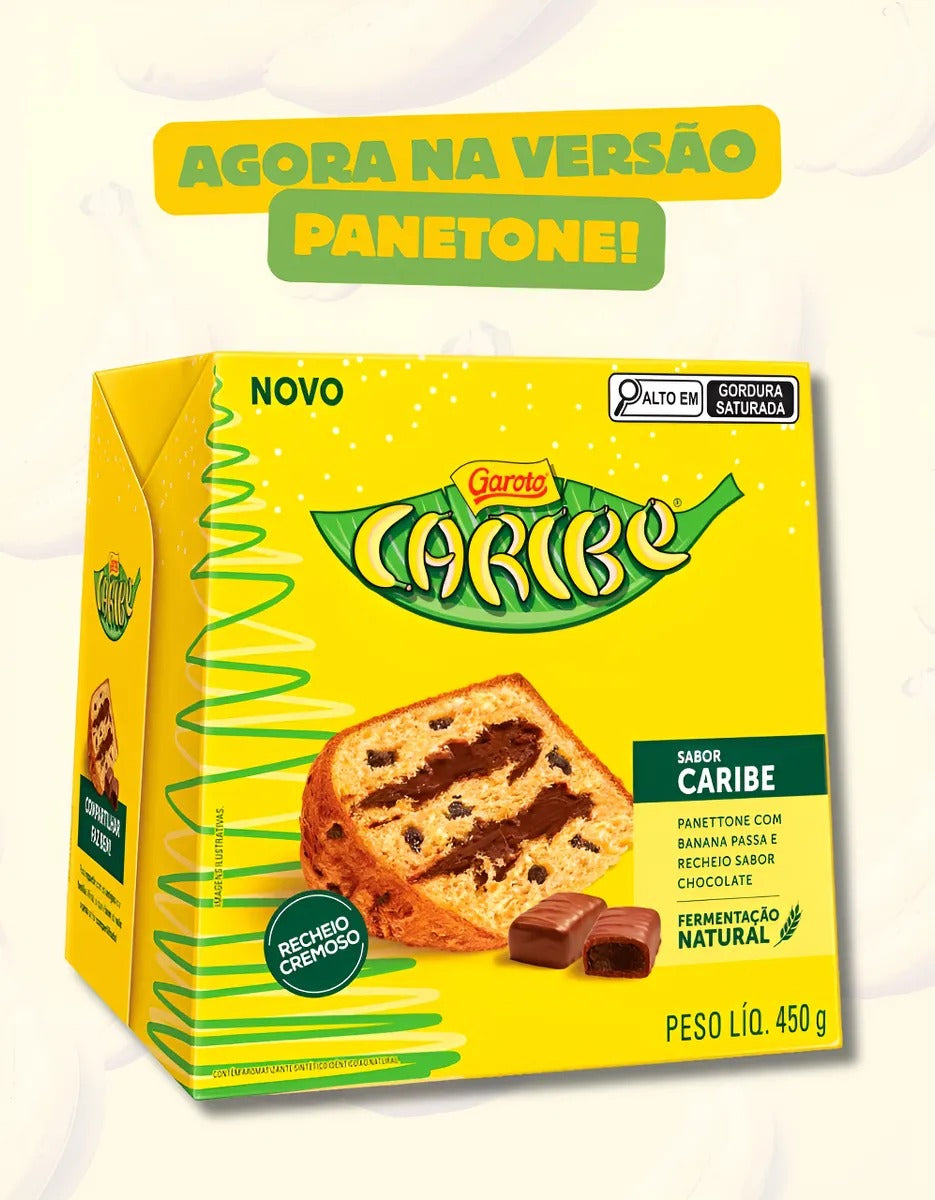 Panetone Garoto Caribe (450g)