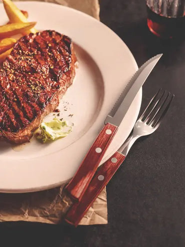 Tramontina 12-piece stainless steel barbecue flatware set