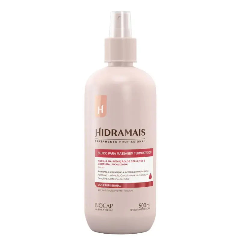 Fluido Para Massagem Termoativado Hidramais 500ml