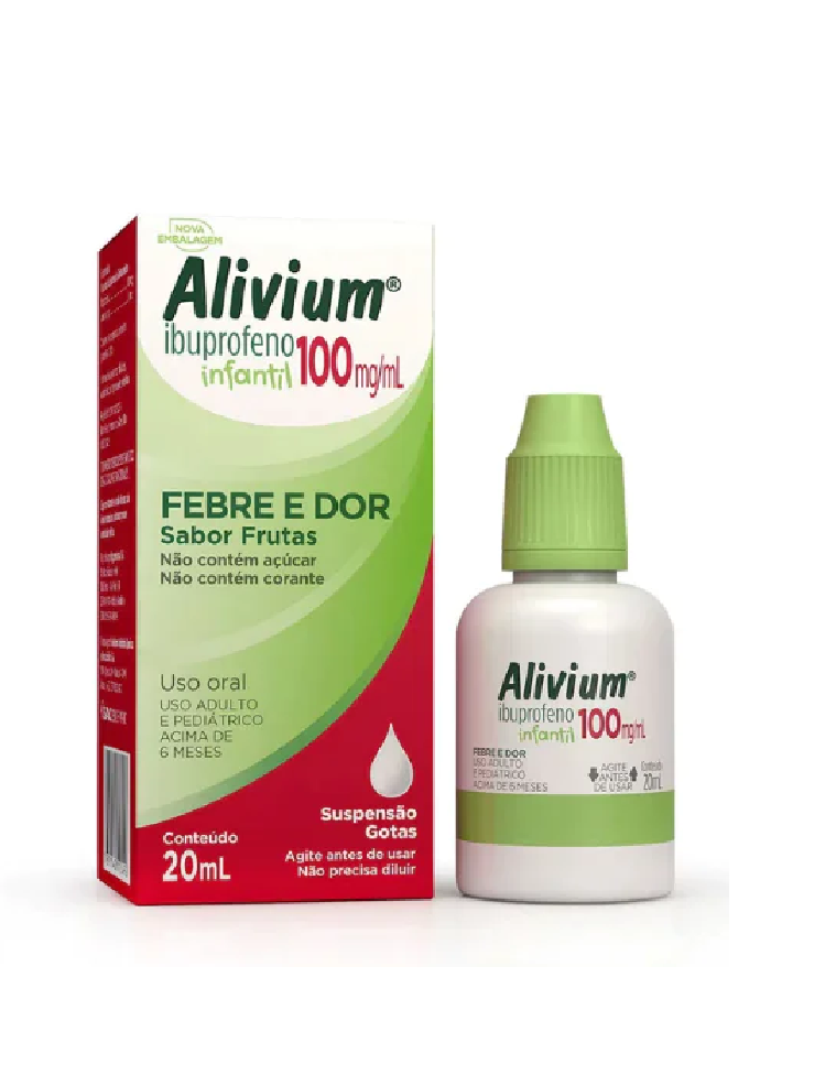 Alivium Infantil Ibuprofeno 100mg/mL Gotas (20ml)